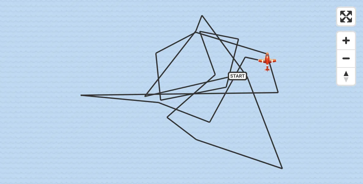 Flight route Coastguard Drone Noordzee - Noordzee, 21 June 2026, 10:09