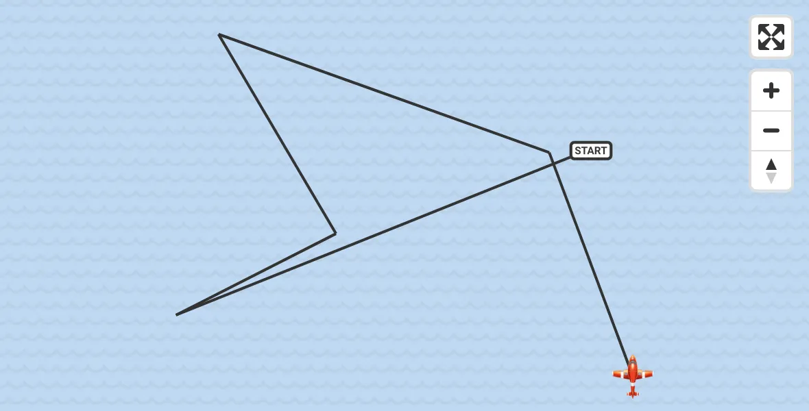 Flight route Coastguard Drone Noordzee - Noordzee, 21 June 2026, 10:16