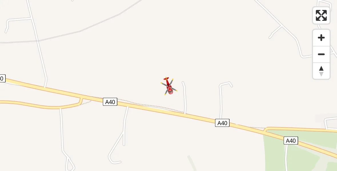 Flight route Air Ambulance Helicopter Pwll-trap - Pwll-trap, 21 June 2026, 11:24