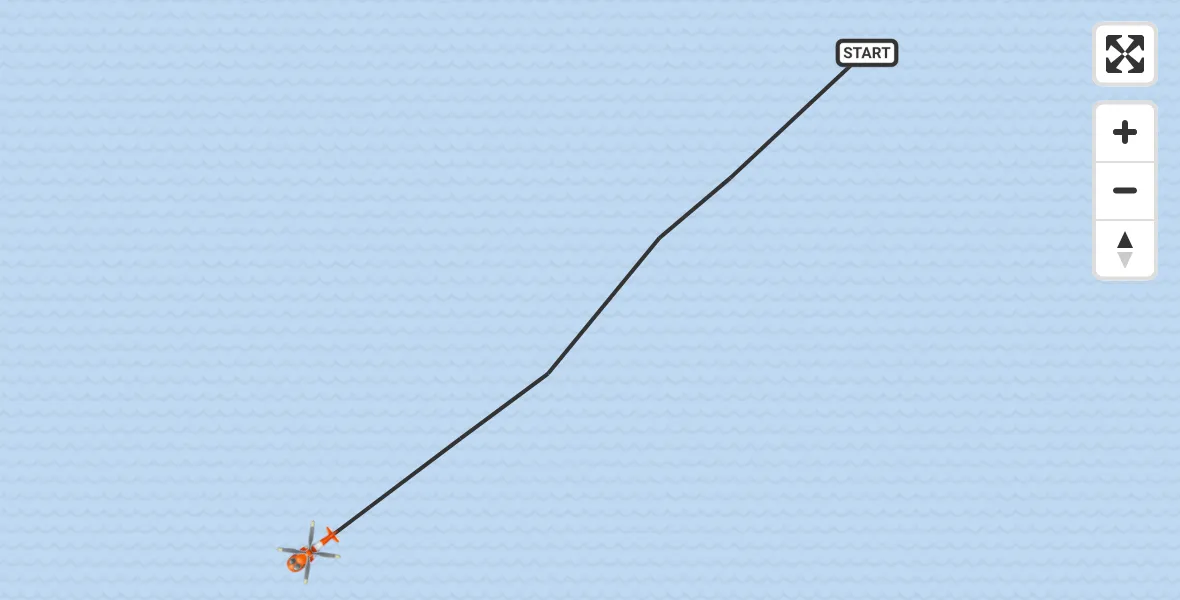 Flight route Coastguard Helicopter Inner Seas - Mealabost, 23 June 2026, 10:43