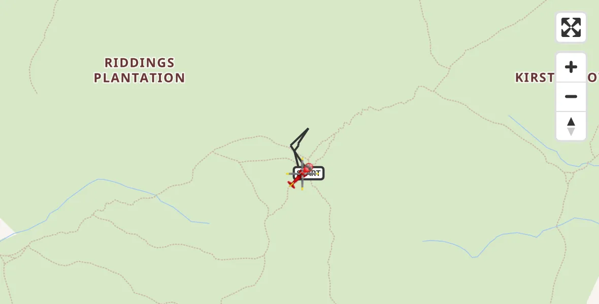 Flight route Air Ambulance Helicopter Dockray - Dockray, 24 June 2026, 11:55