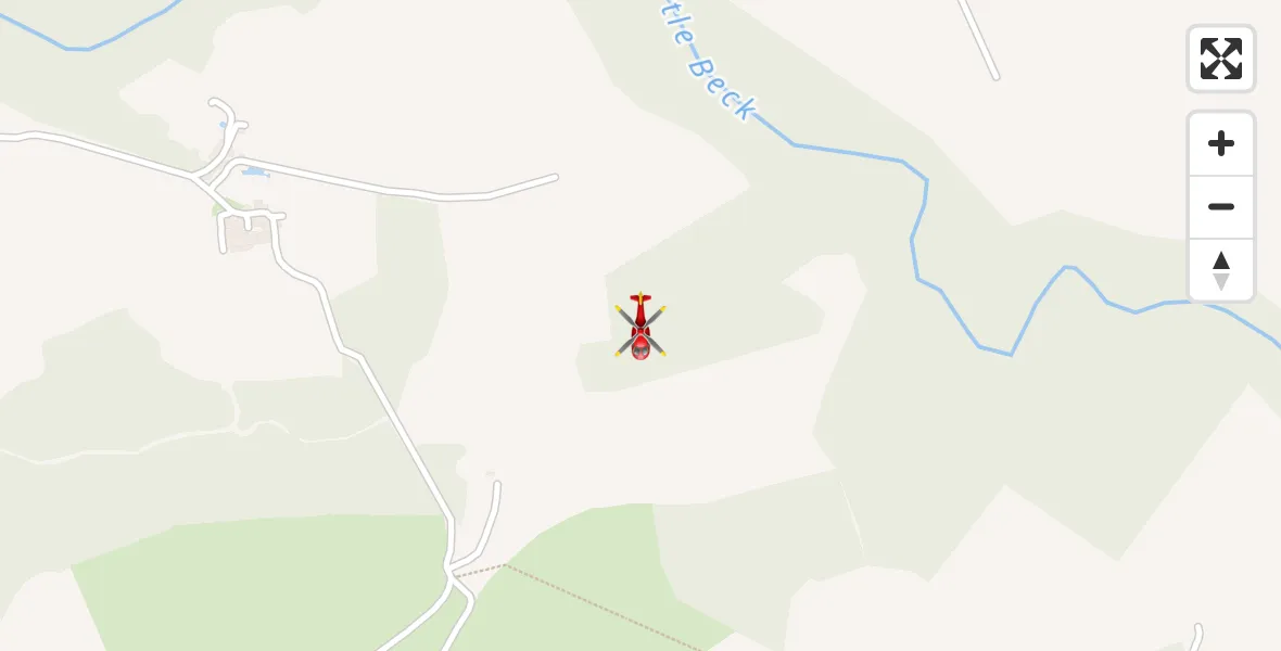 Flight route Air Ambulance Helicopter Lancaster - Lancaster, 24 June 2026, 14:16