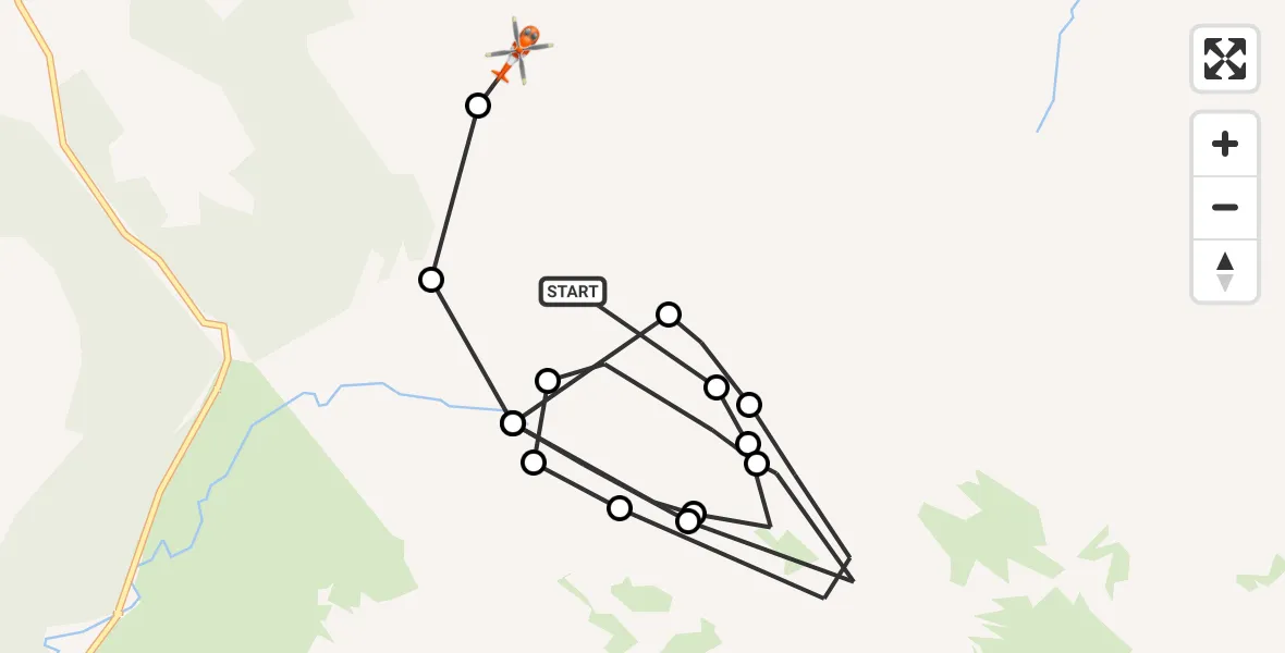Flight route Coastguard Helicopter Coire na Creiche - Bealach Coire na Circe, 24 June 2026, 16:41