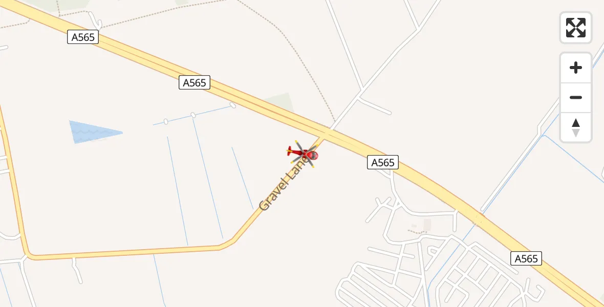 Flight route Air Ambulance Helicopter Banks - Banks, 25 June 2026, 08:08