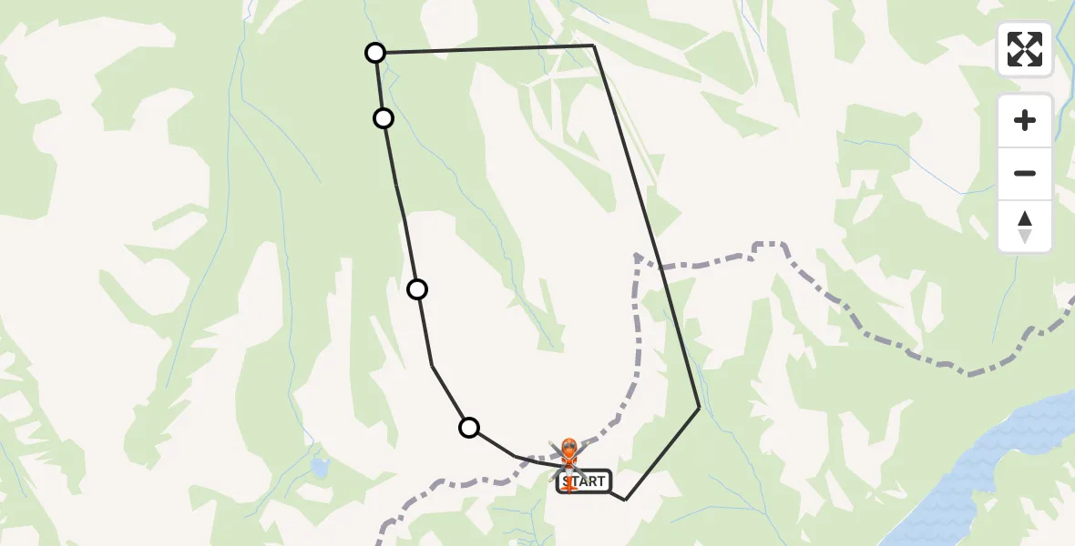 Flight route Coastguard Helicopter Highland - Highland, 25 June 2026, 18:41