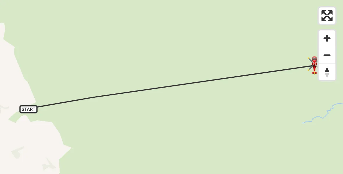 Flight route Air Ambulance Helicopter Culgaith - Alston Moor, 27 June 2026, 12:25