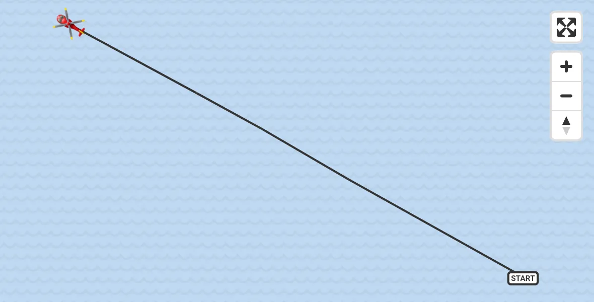 Flight route Air Ambulance Helicopter Bristol Channel - Bristol Channel, 28 June 2026, 12:18