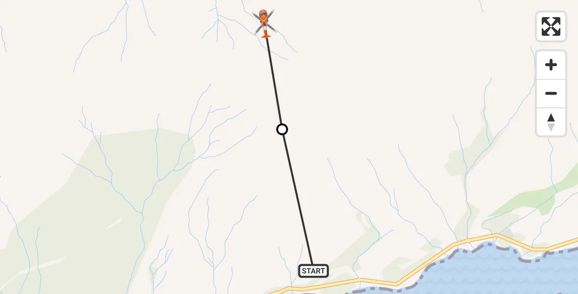 Flight route Coastguard Helicopter North Ballachulish - Glencoe, 28 June 2026, 16:25