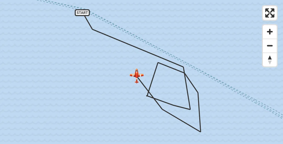 Flight route Coastguard Drone English Channel - English Channel, 29 June 2026, 06:08