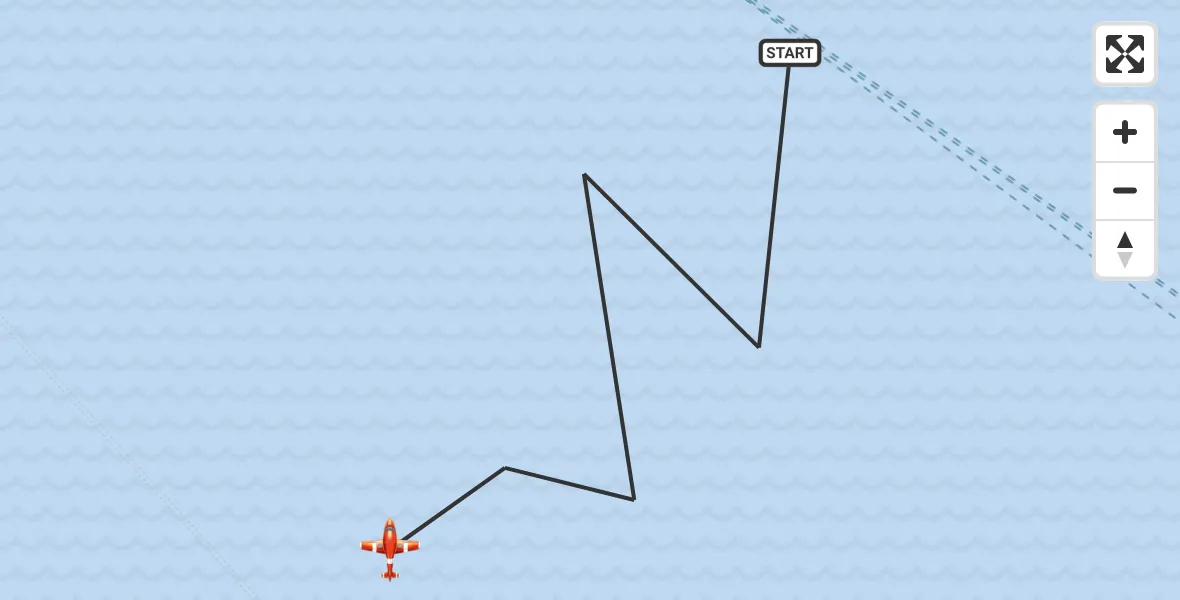 Flight route Coastguard Drone English Channel - English Channel, 29 June 2026, 07:39