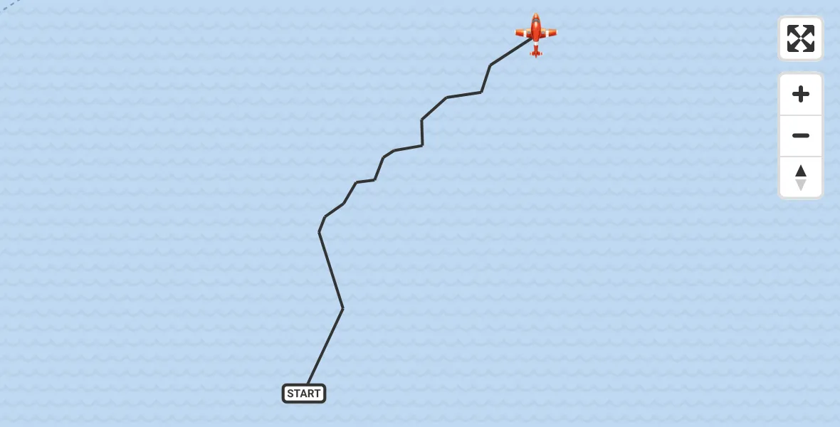 Flight route Coastguard Drone English Channel - English Channel, 30 June 2026, 02:50