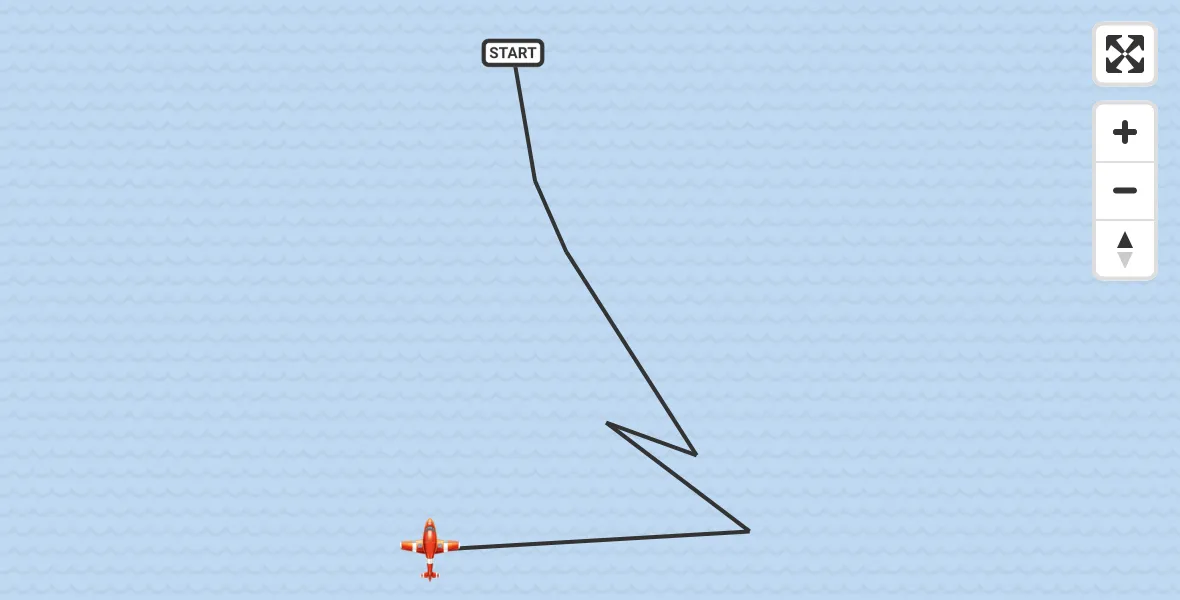 Flight route Coastguard Drone English Channel - English Channel, 30 June 2026, 03:52