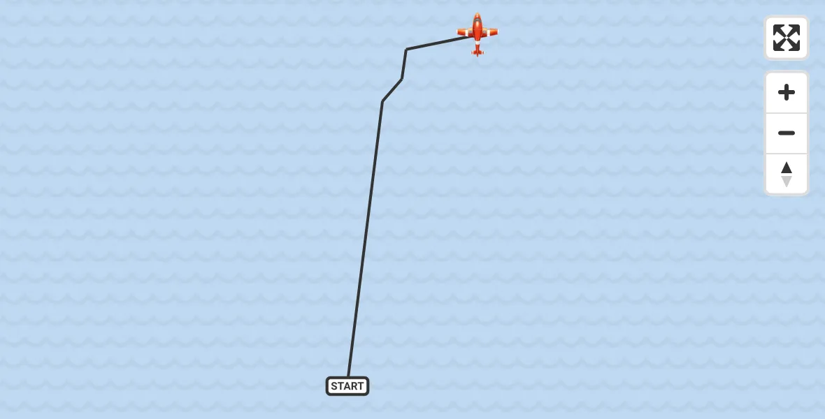 Flight route Coastguard Drone English Channel - English Channel, 30 June 2026, 03:58