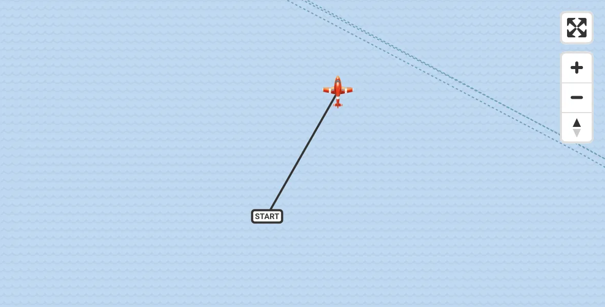 Flight route Coastguard Drone English Channel - English Channel, 30 June 2026, 06:04