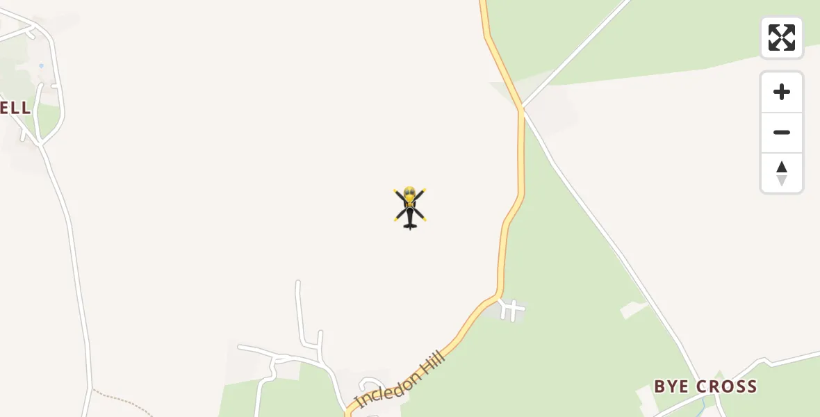 Flight route Police Helicopter Georgeham - Georgeham, 30 June 2026, 08:46