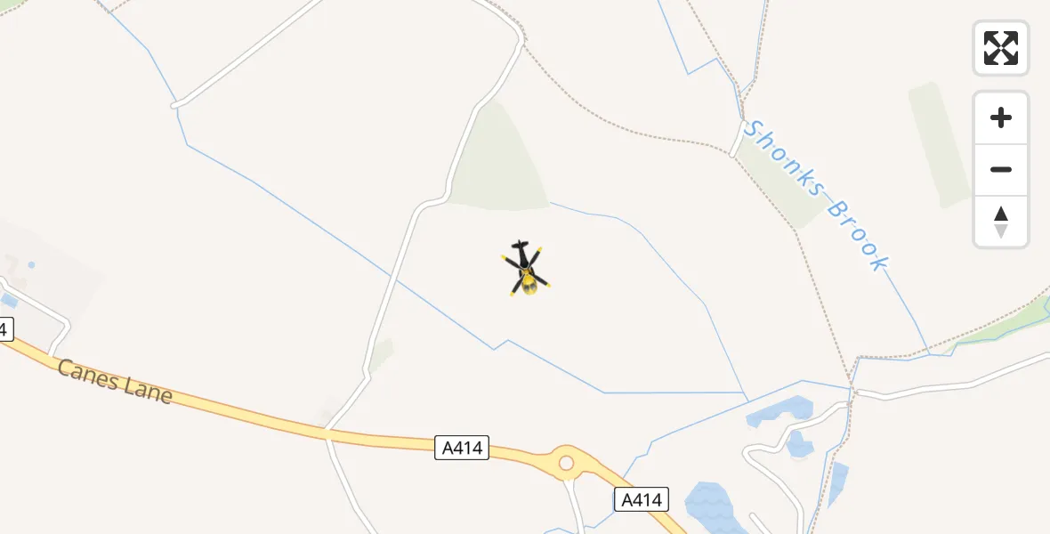 Flight route Police Helicopter North Weald Bassett - North Weald Bassett, 30 June 2026, 09:19