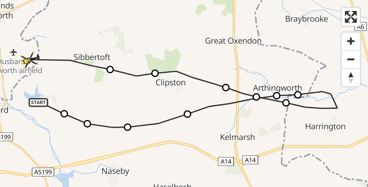 Flight route Police Helicopter Welford - Sulby, 01 July 2026, 14:58