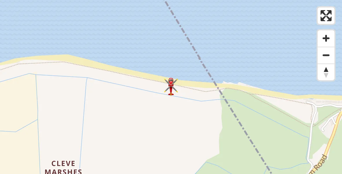Flight route Air Ambulance Helicopter Swale - Swale, 02 July 2026, 13:32