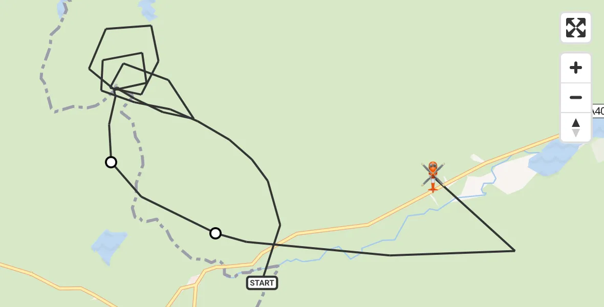 Flight route Coastguard Helicopter Capel Curig - Capel Curig, 02 July 2026, 21:52