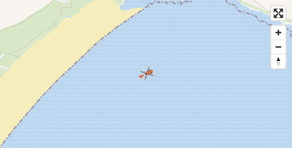Flight route Coastguard Helicopter Castleview - Castleview, 02 July 2026, 23:16