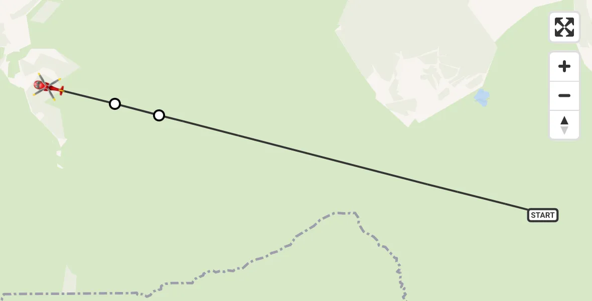 Flight route Air Ambulance Helicopter Moray - Glenmore, 04 July 2026, 05:00