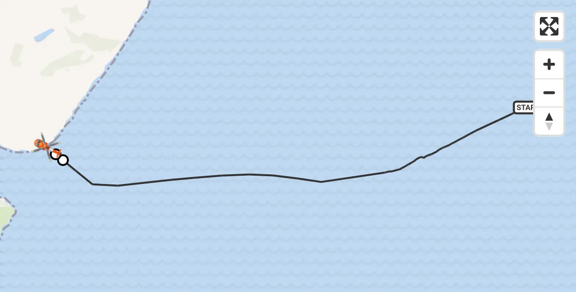 Flight route Coastguard Helicopter North Sea - Castlecraig, 04 July 2026, 09:59