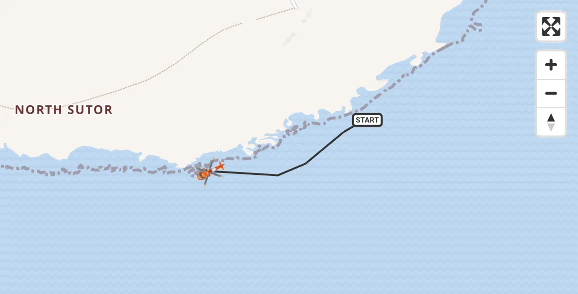 Flight route Coastguard Helicopter Castlecraig - Cromarty, 04 July 2026, 10:23