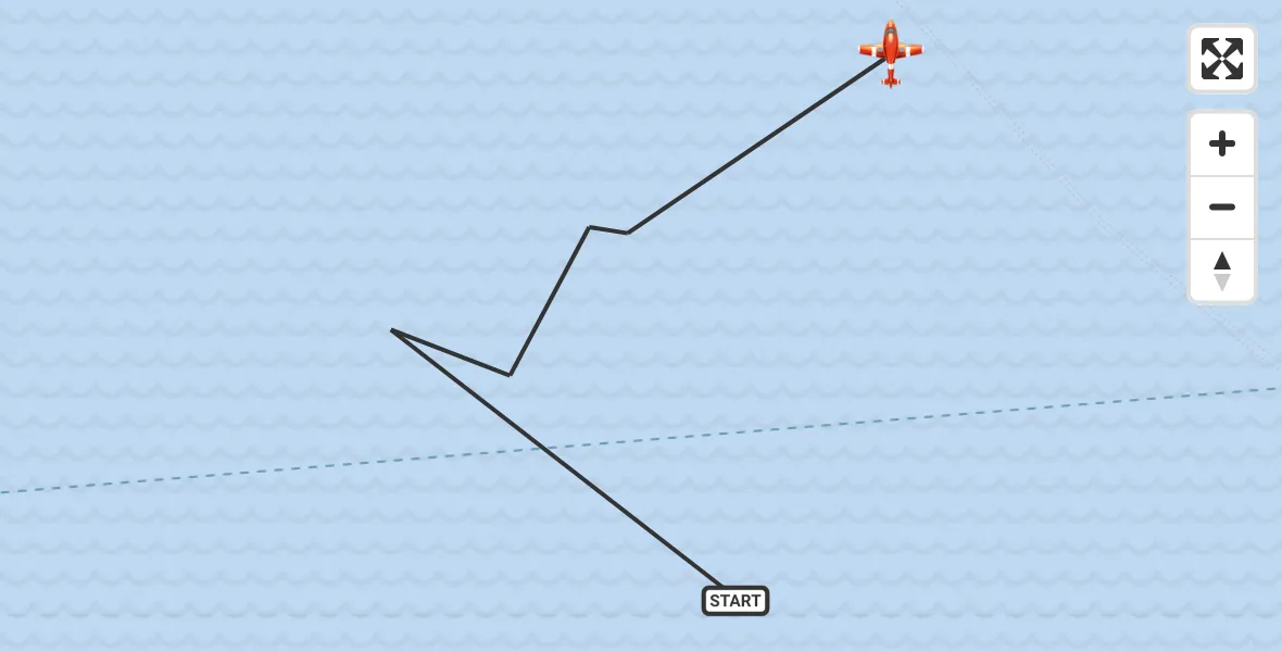 Flight route Coastguard Drone English Channel - English Channel, 05 July 2026, 09:42