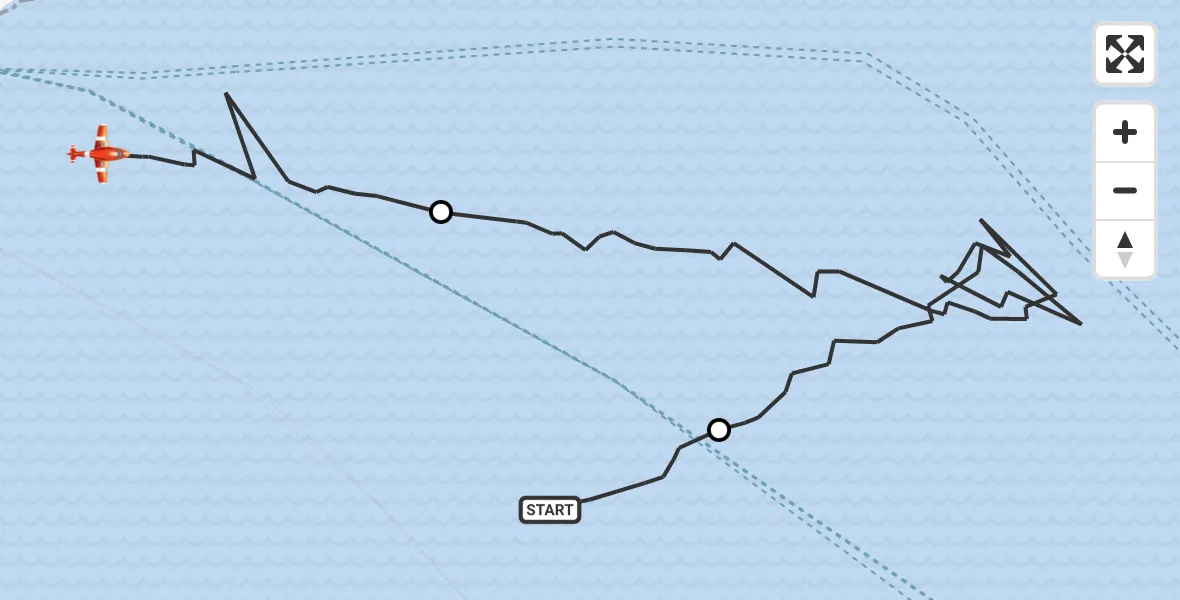 Flight route Coastguard Drone English Channel - English Channel, 05 July 2026, 09:46