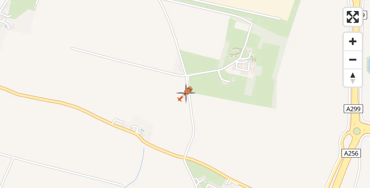 Flight route Coastguard Helicopter Cliffsend - Cliffsend, 05 July 2026, 14:23