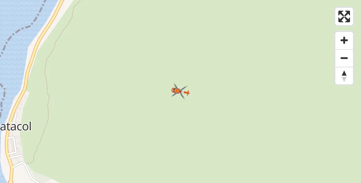 Flight route Coastguard Helicopter Lochranza - Lochranza, 06 July 2026, 14:29