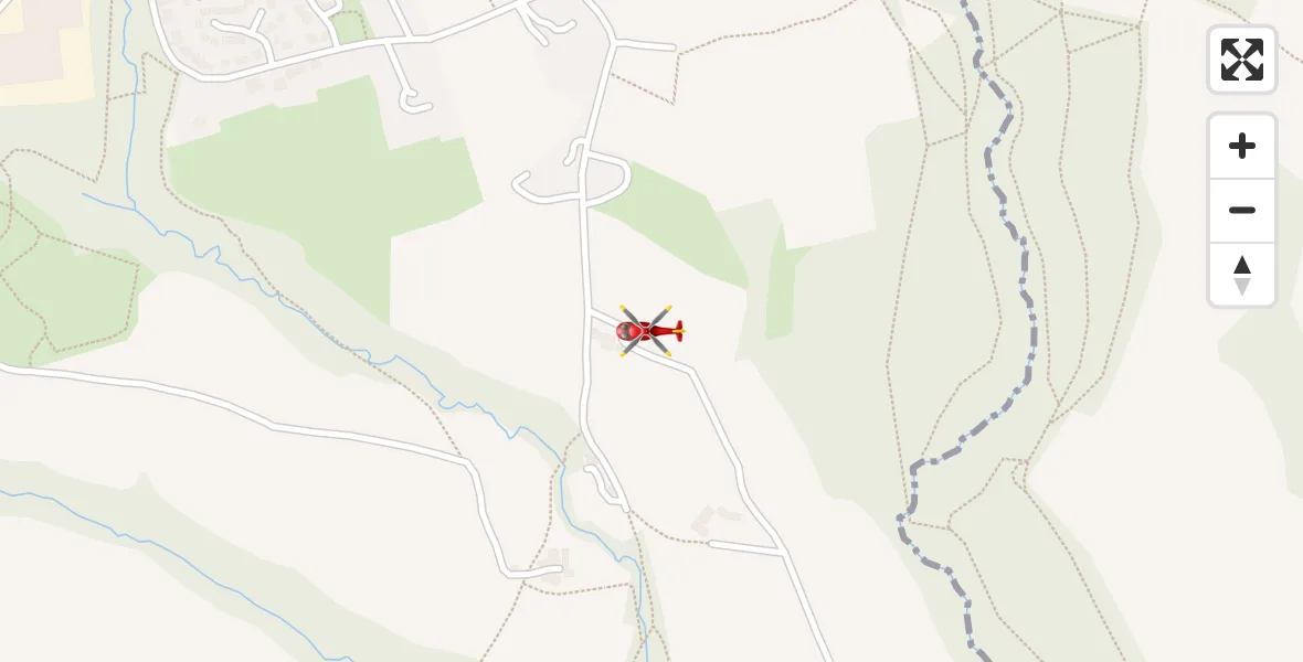 Flight route Air Ambulance Helicopter Shelf - Shelf, 08 July 2026, 13:27