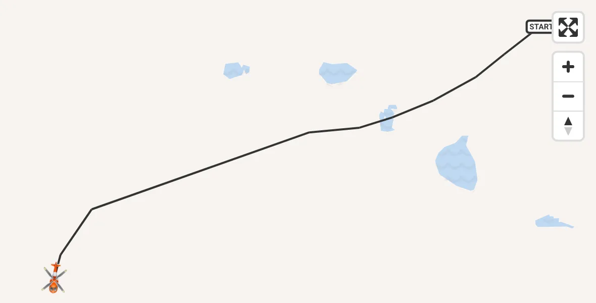 Flight route Coastguard Helicopter Highland - Highland, 08 July 2026, 13:33
