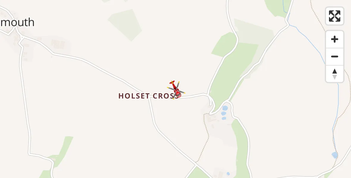 Flight route Air Ambulance Helicopter East Portlemouth - East Portlemouth, 09 July 2026, 16:25