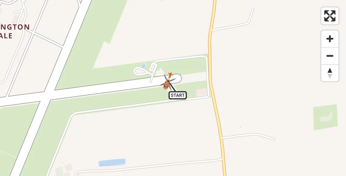 Flight route Coastguard Helicopter Humberside Airport - Humberside Airport, 10 July 2026, 10:10