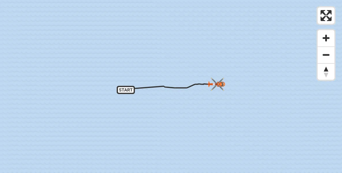 Flight route Coastguard Helicopter English Channel - English Channel, 10 July 2026, 15:00