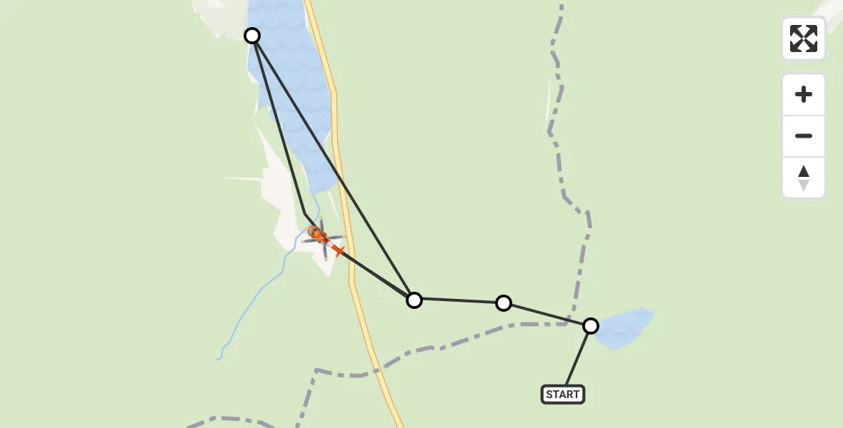 Flight route Coastguard Helicopter Lakes - St. John's Castlerigg and Wythburn, 11 July 2026, 10:17