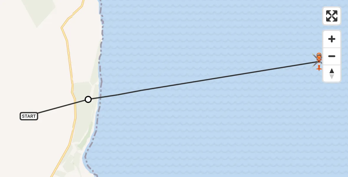 Flight route Coastguard Helicopter Highland - Inner Seas, 11 July 2026, 19:08