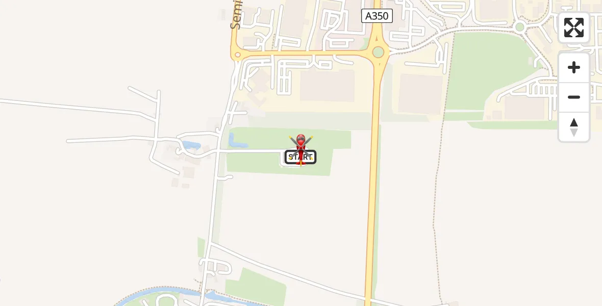 Flight route Air Ambulance Helicopter Wiltshire Air Ambulance - Wiltshire Air Ambulance, 12 July 2026, 01:33