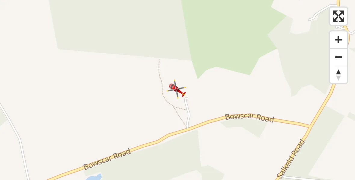 Flight route Air Ambulance Helicopter Penrith - Penrith, 12 July 2026, 11:15
