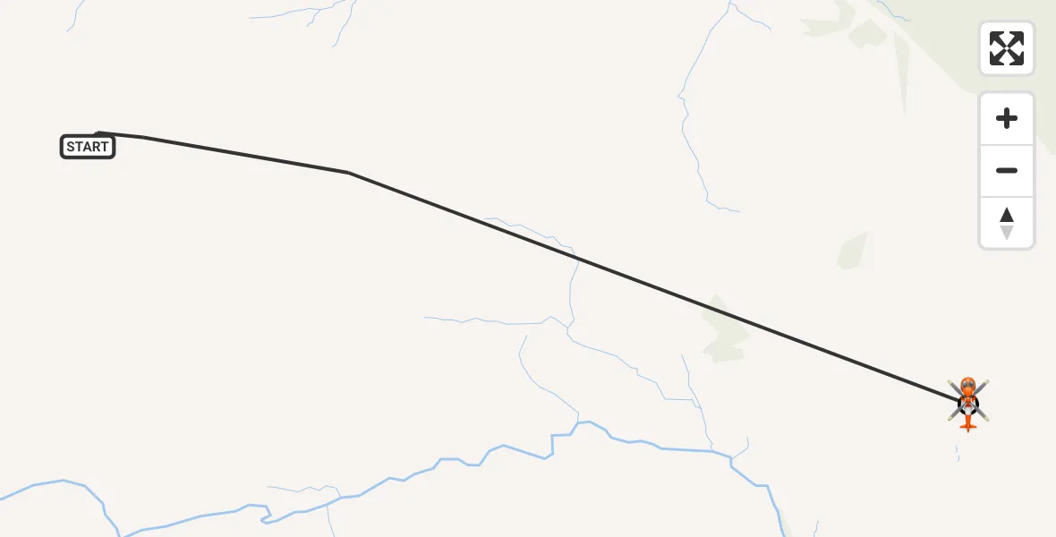 Flight route Coastguard Helicopter Perth and Kinross - Glengoulandie, 12 July 2026, 16:56