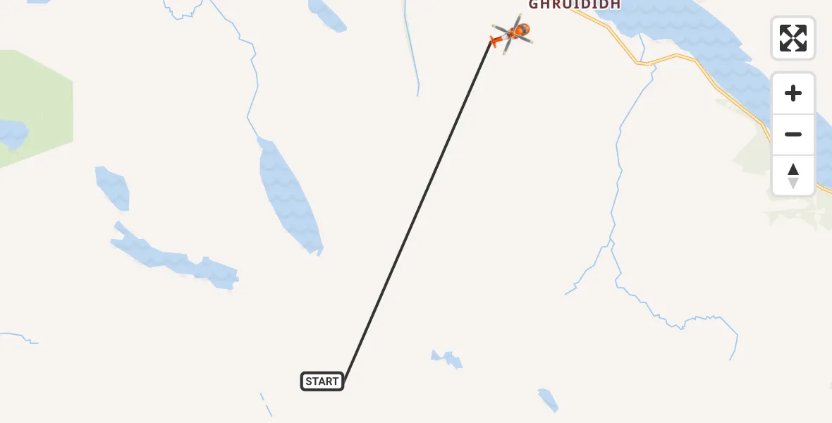Flight route Coastguard Helicopter Highland - Highland, 14 July 2026, 10:01