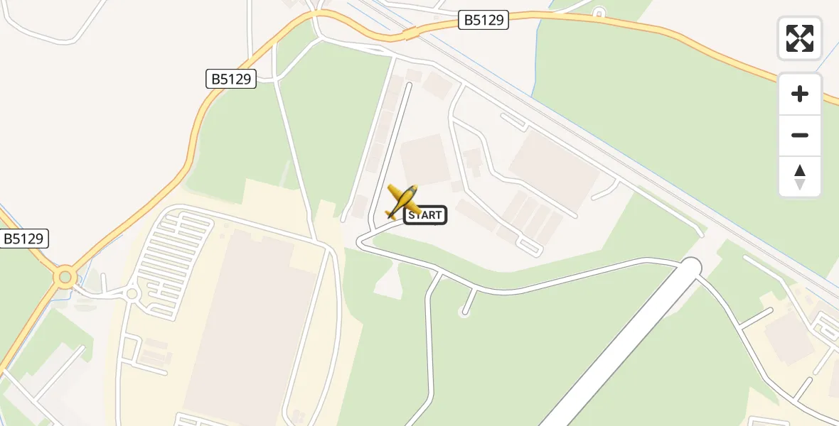 Flight route Police Aircraft Hawarden Airport - Hawarden Airport, 15 July 2026, 09:31