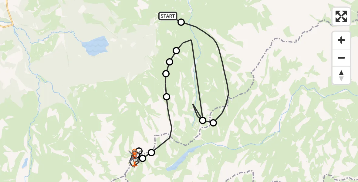 Flight route Coastguard Helicopter Glenmore - Moray, 15 July 2026, 19:42
