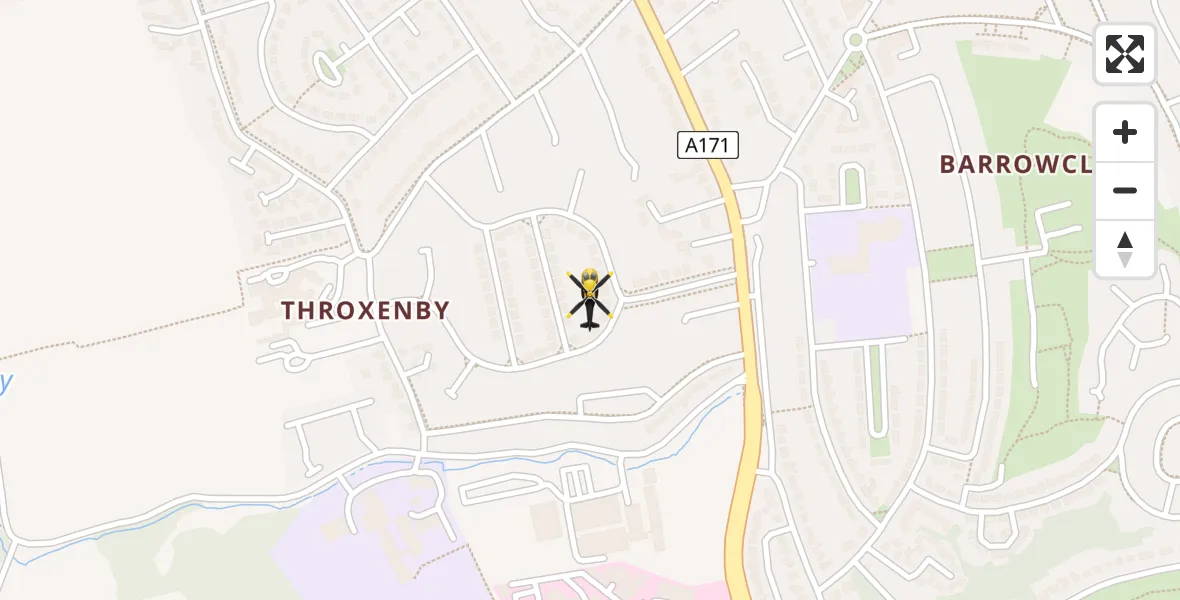 Flight route Police Helicopter Newby - Newby, 15 July 2026, 20:06