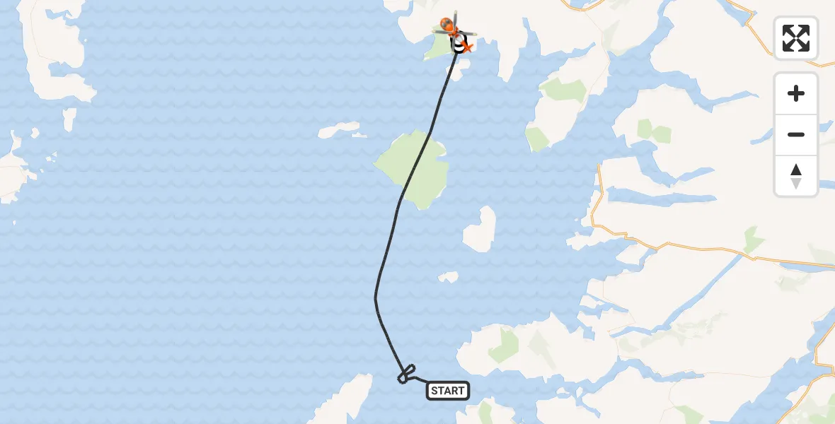 Flight route Coastguard Helicopter Inner Seas - Coire a' Ghrunnda, 16 July 2026, 14:17