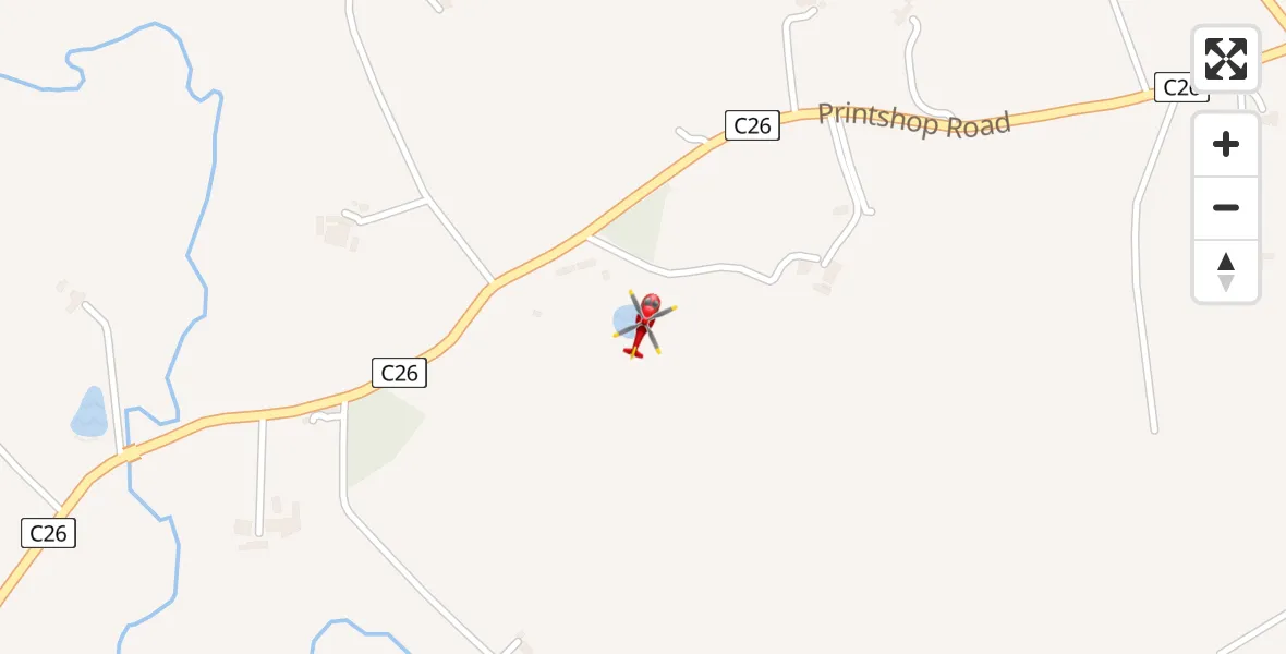 Flight route Air Ambulance Helicopter Antrim and Newtownabbey District - Antrim and Newtownabbey District, 17 July 2026, 12:52