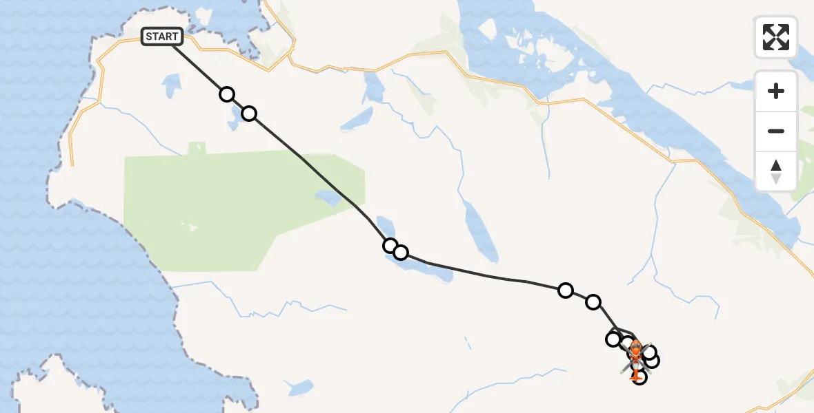 Flight route Coastguard Helicopter Inner Seas - Torridon, 19 July 2026, 08:57