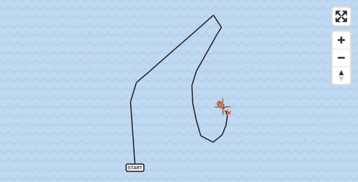 Flight route Coastguard Helicopter Irish Sea - Irish Sea, 19 July 2026, 11:04