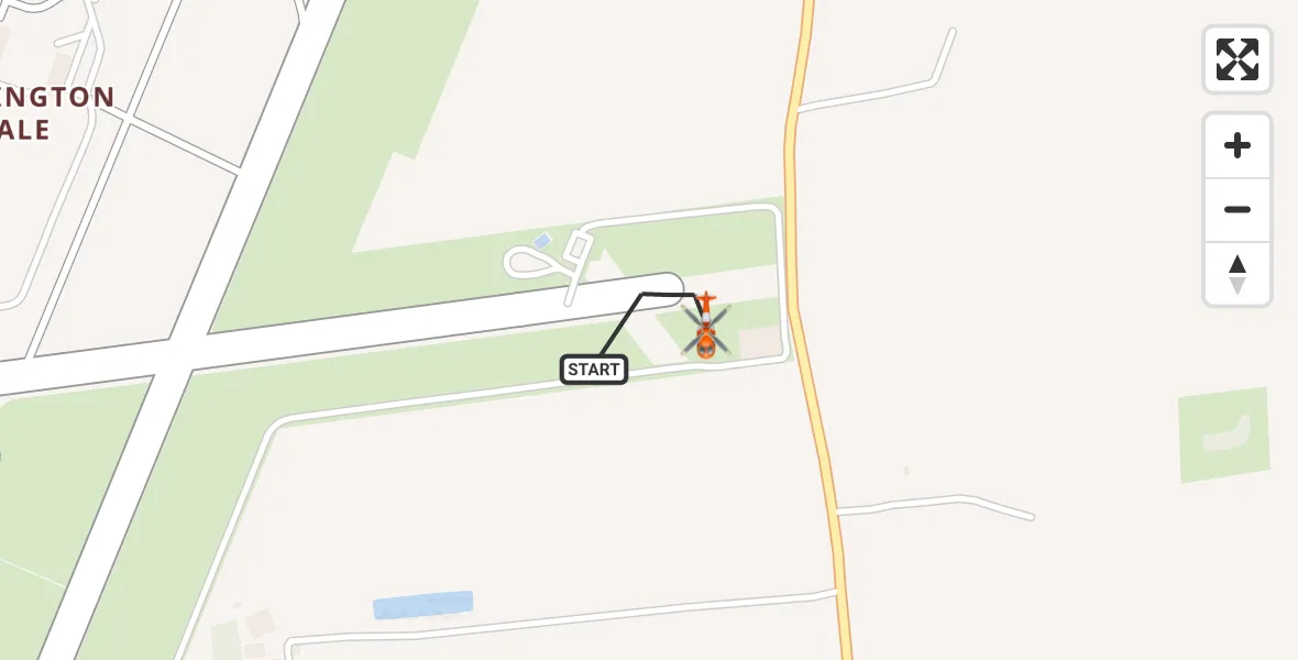 Flight route Coastguard Helicopter Humberside Airport - Humberside Airport, 19 July 2026, 15:58